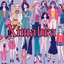 A vibrant and colorful banner for a women's online clothing store