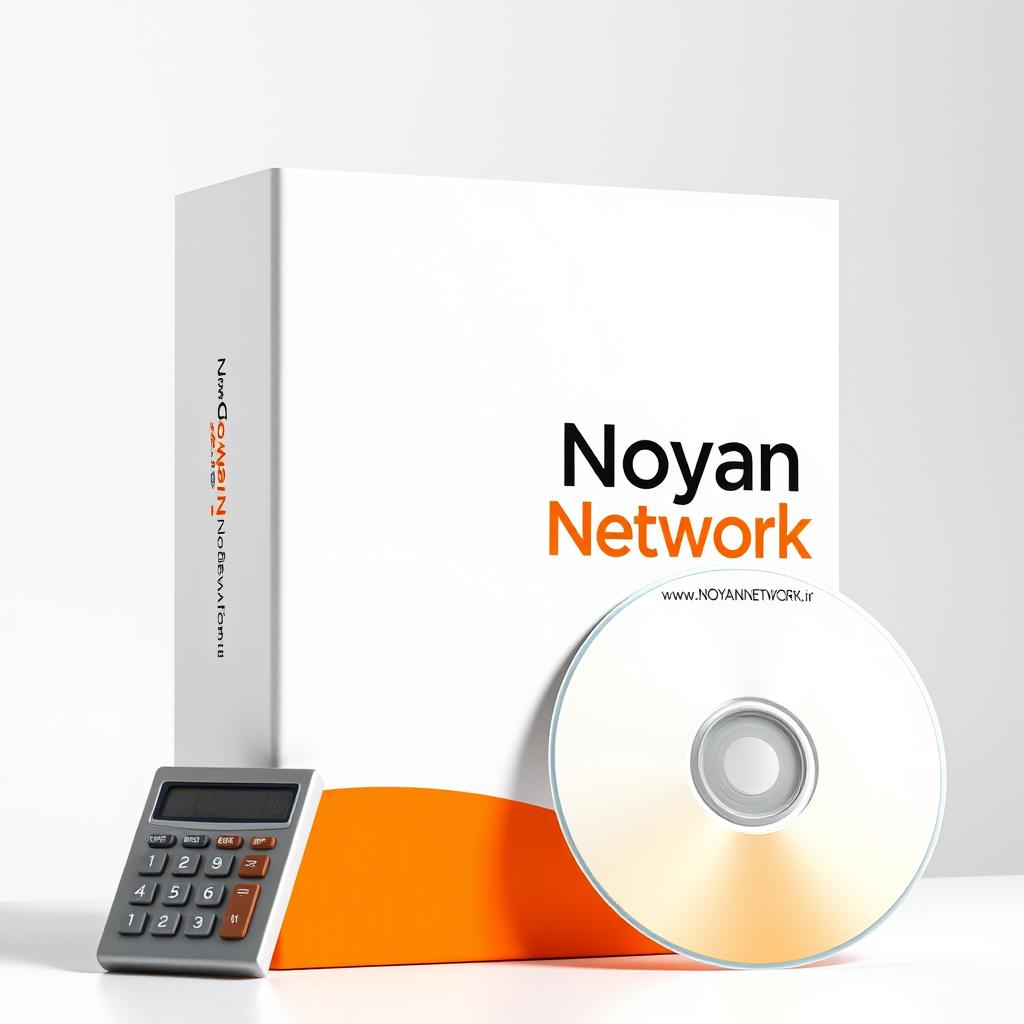 A standing rectangular box design for an accounting software