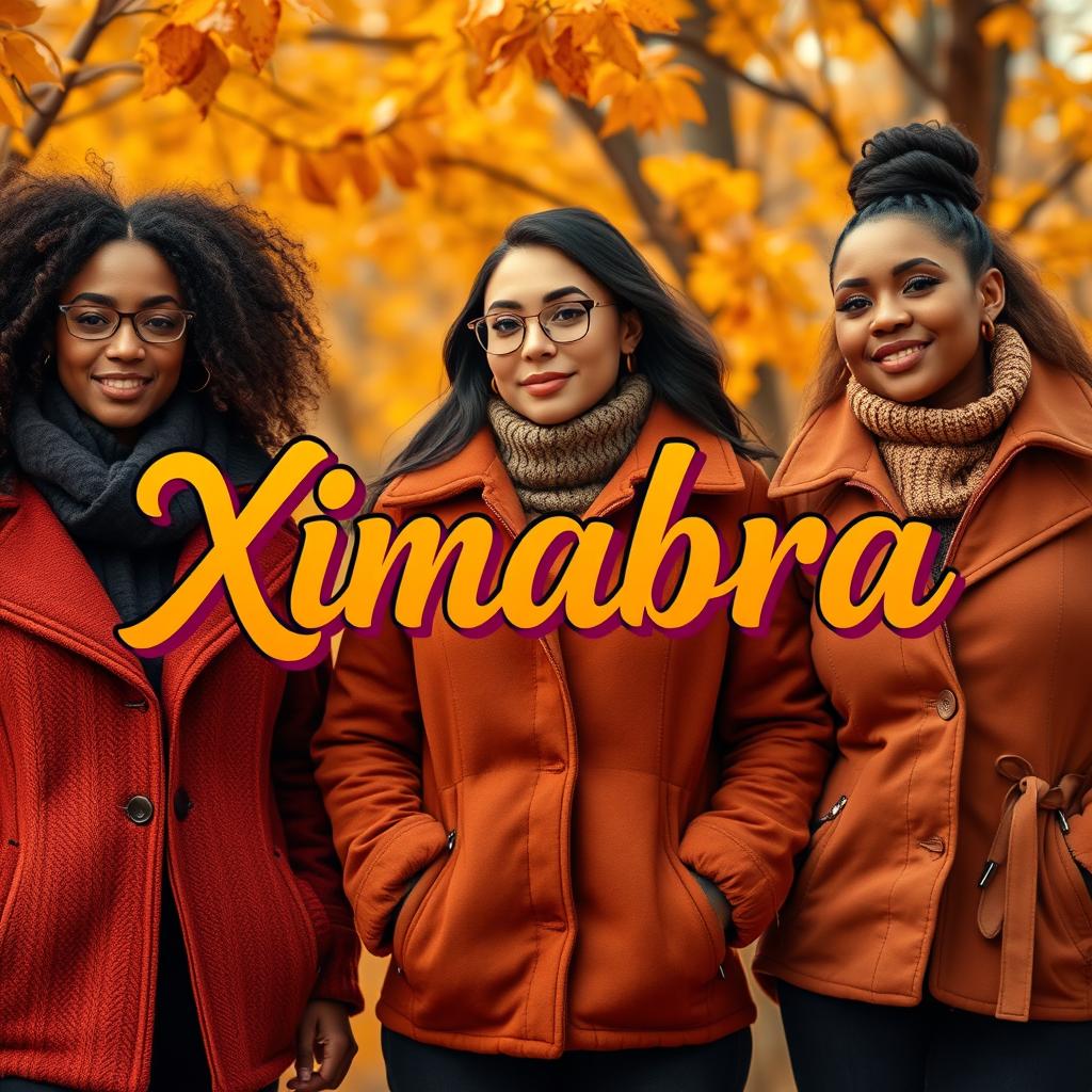A vibrant banner for a women's online clothing store, measuring 1920x800 pixels, featuring the word 'Ximabra' in colorful vintage Priscilla Script Regular font
