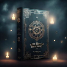 A digital art representation of a book cover titled 'The Medium's Guide to the Afterlife'