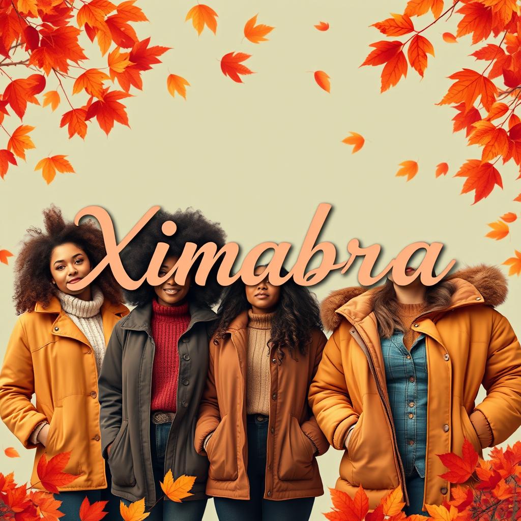 A vibrant online clothing store banner for women with dimensions of 1920x800 pixels, featuring the word 'Ximabra' in a stylish vintage font using Priscilla Script Regular