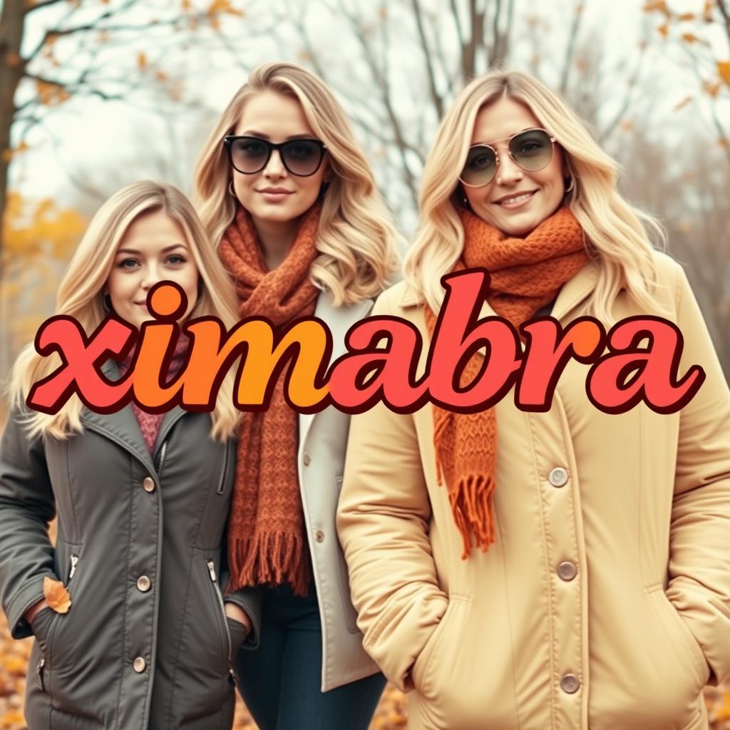 A vibrant banner for an online women's clothing store featuring the word 'ximabra' in a colorful, vintage-style font similar to Priscilla Script Regular