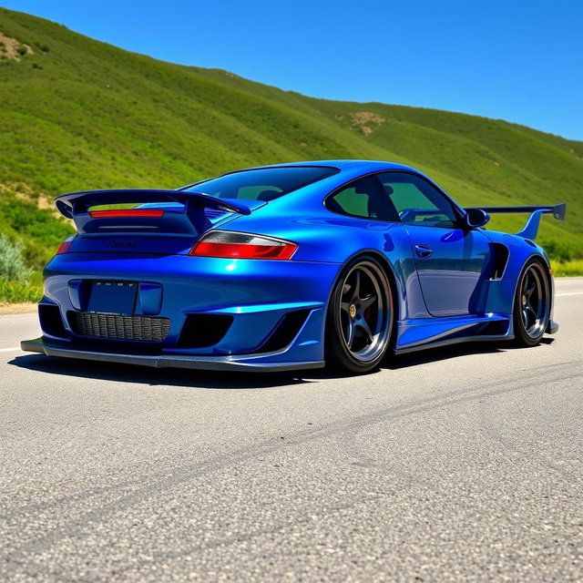 Breathtaking 1998 Porsche 911 with Wide Body Kit