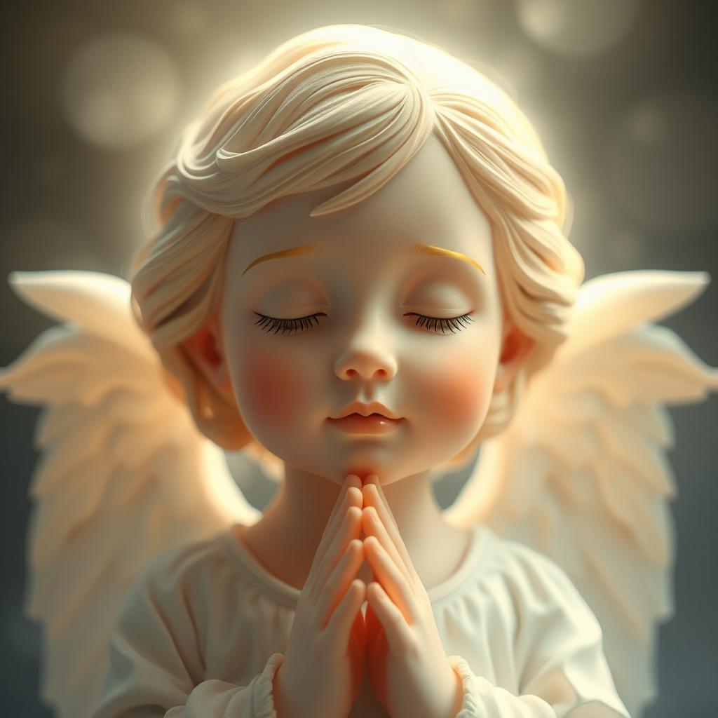 Serene Ethereal Angelic Face