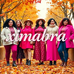 A vibrant online store banner for women's clothing, measuring 1920x800 pixels, featuring the word 'ximabra' in a vintage Priscilla Script Regular font
