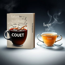 An imaginative book cover design featuring a striking visual concept