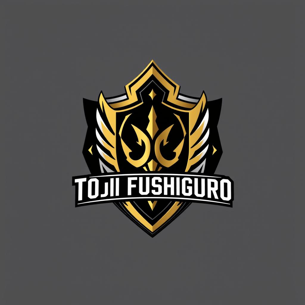 A logo design for a clan inspired by the character Toji Fushiguro from anime