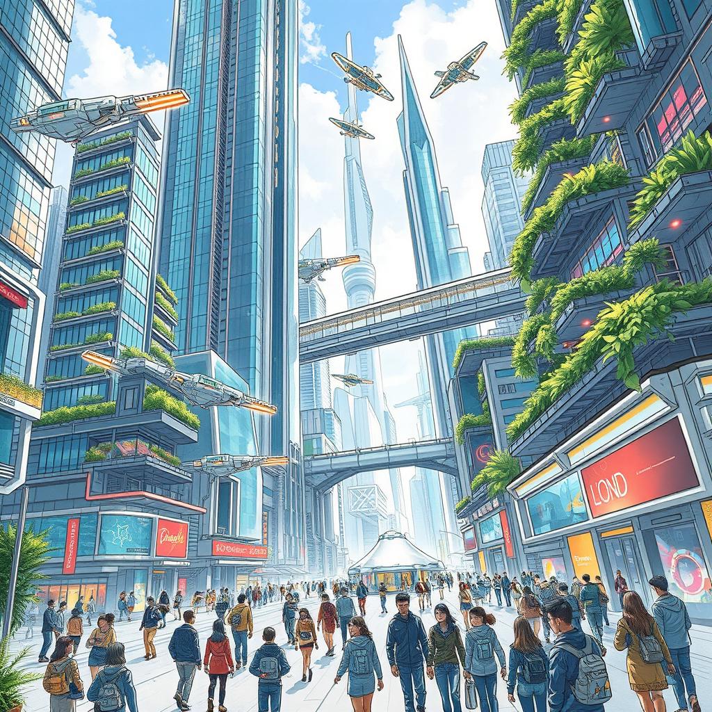 Dare to Dream: Explore a Stunning Futuristic Cityscape