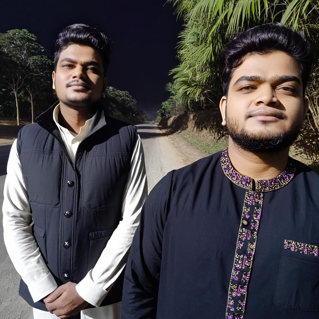 Vibrant Connection: A Fashionable Couple in Nature