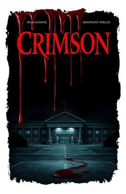 A horror book cover featuring ominous imagery
