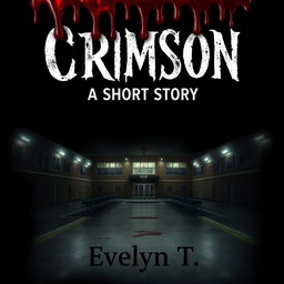 A horror book cover featuring dark and haunting imagery