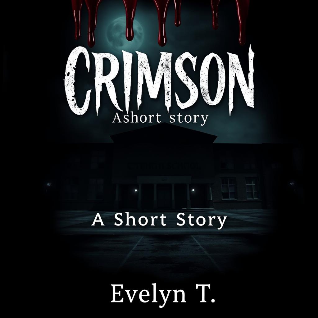 A horror book cover featuring dark and haunting imagery