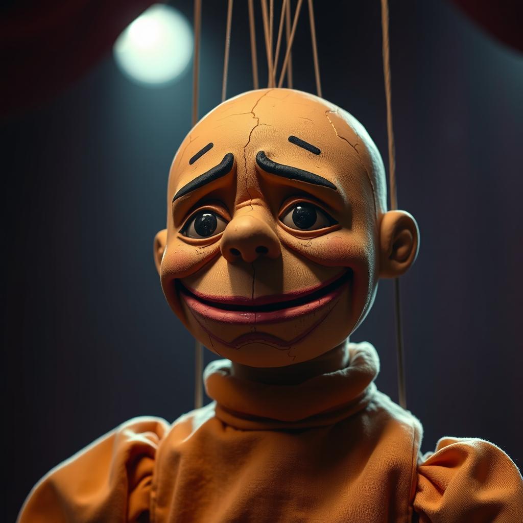 The Melancholy Puppet: A Study of Forced Smiles and Genuine Emotions