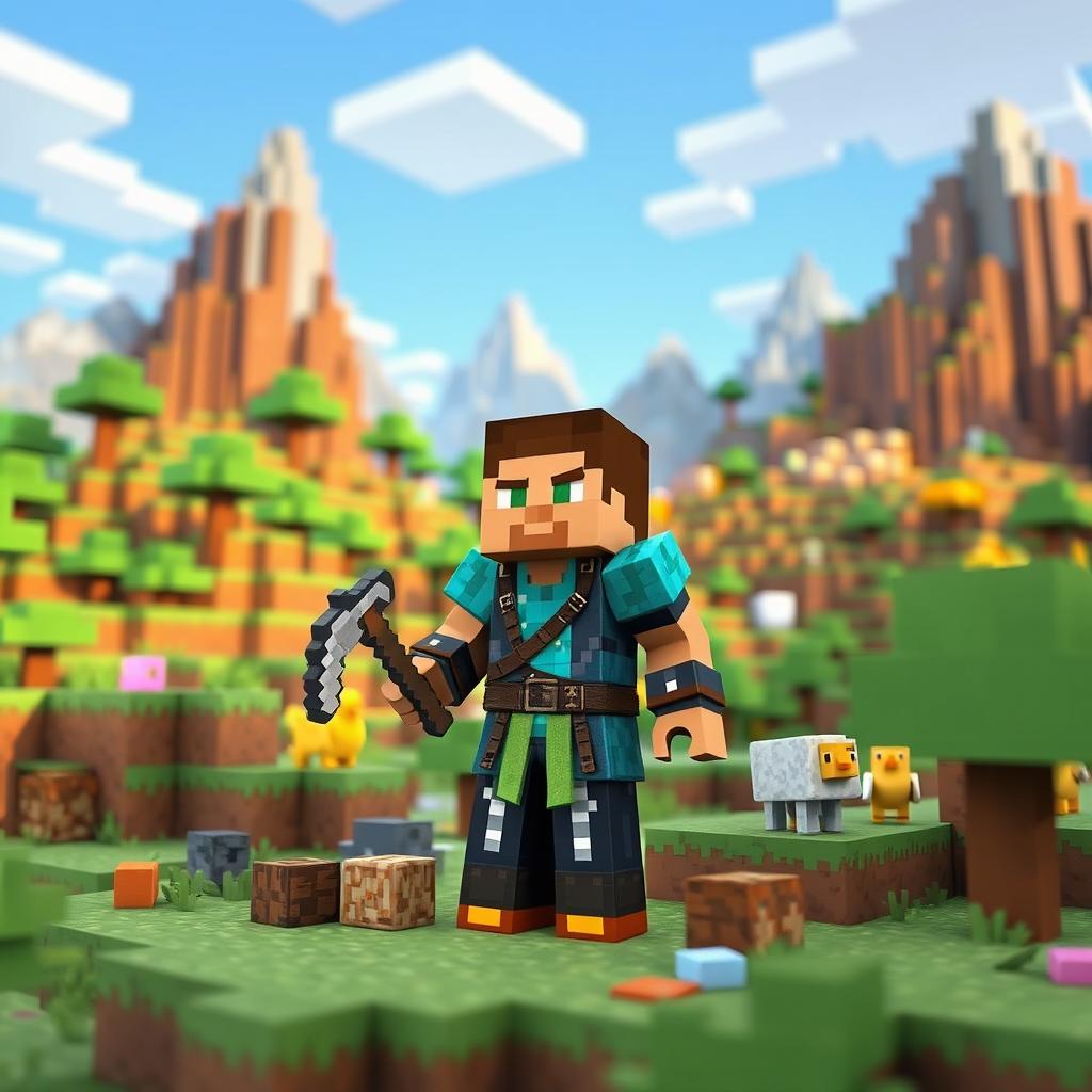 Dive into a Colorful Minecraft World!