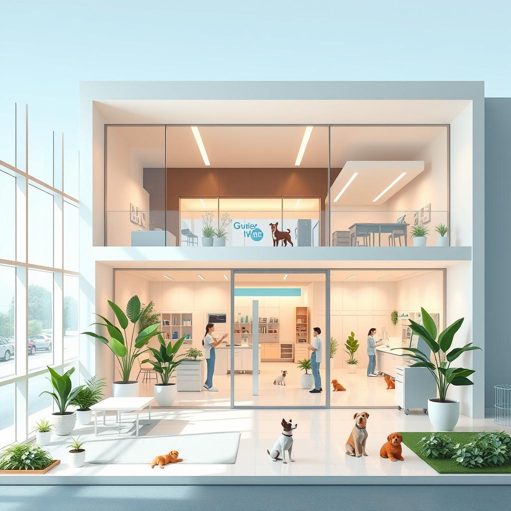 Innovative Veterinary Clinic Animation | Modern Design & Care