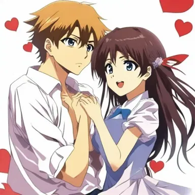 The anime series portrayed the amorousness between the two main characters, creating a captivating love story.
