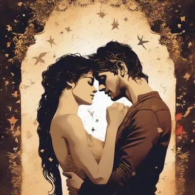 The novel beautifully described the amorousness between the star-crossed lovers, evoking intense emotions in the readers.