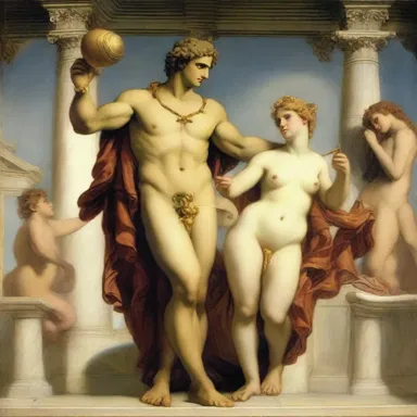 In ancient Greek mythology, the god Apollo's amorousness often led to passionate affairs with mortal women.