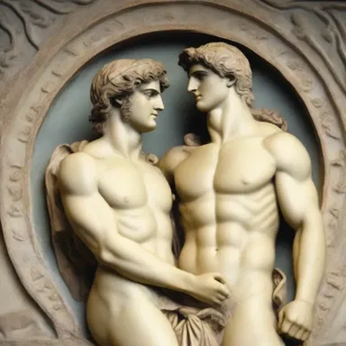 In ancient Greek mythology, the god Apollo's amorousness often led to passionate affairs with mortal women.