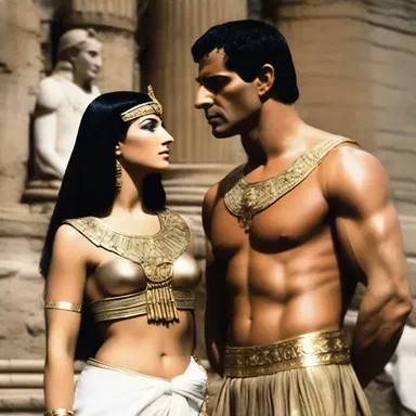 The historical event of Cleopatra's amorousness towards Mark Antony shaped the course of ancient Rome and Egypt.