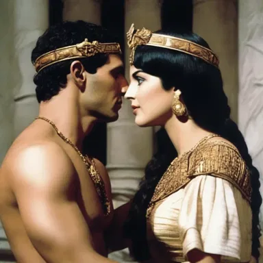 The historical event of Cleopatra's amorousness towards Mark Antony shaped the course of ancient Rome and Egypt.