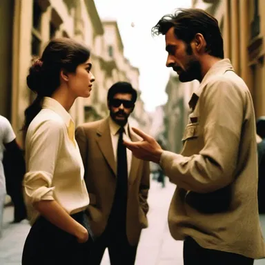 The film director skillfully portrayed the amorousness between the main characters, creating a visually stunning cinematic experience.