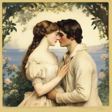 The classic novel beautifully portrayed the amorousness between the star-crossed lovers, their romance captivating readers' hearts.