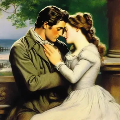 The classic novel beautifully portrayed the amorousness between the star-crossed lovers, their romance captivating readers' hearts.