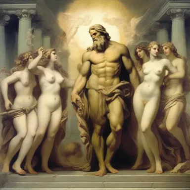 In Greek mythology, the amorousness of Zeus was legendary, as he constantly pursued beautiful mortal women.