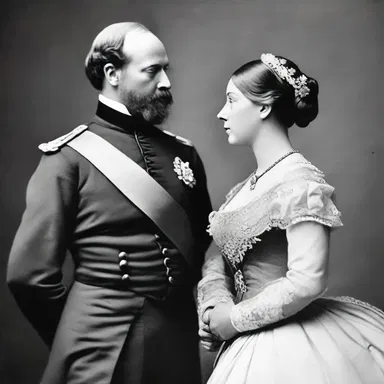 The amorousness between Queen Victoria and Prince Albert is well-documented, their love story becoming an important part of British history.