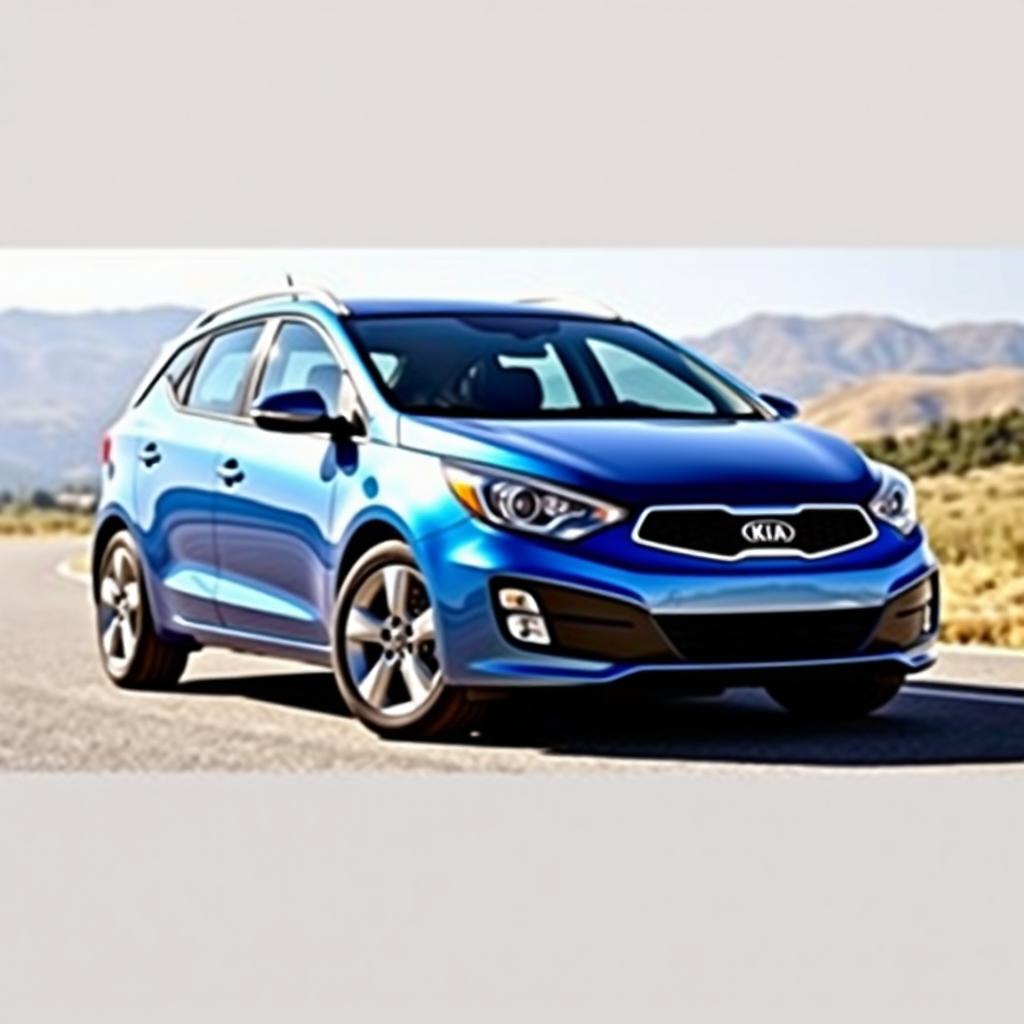 A sleek, sporty 2011 Kia Cee'd Sporty Wagon in a dynamic, outdoor setting, showcasing its elegant design and athletic stance