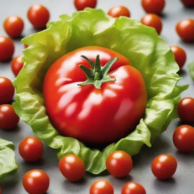 Why did the tomato turn red? Because it saw the lettuce's amorousness with the mayo!