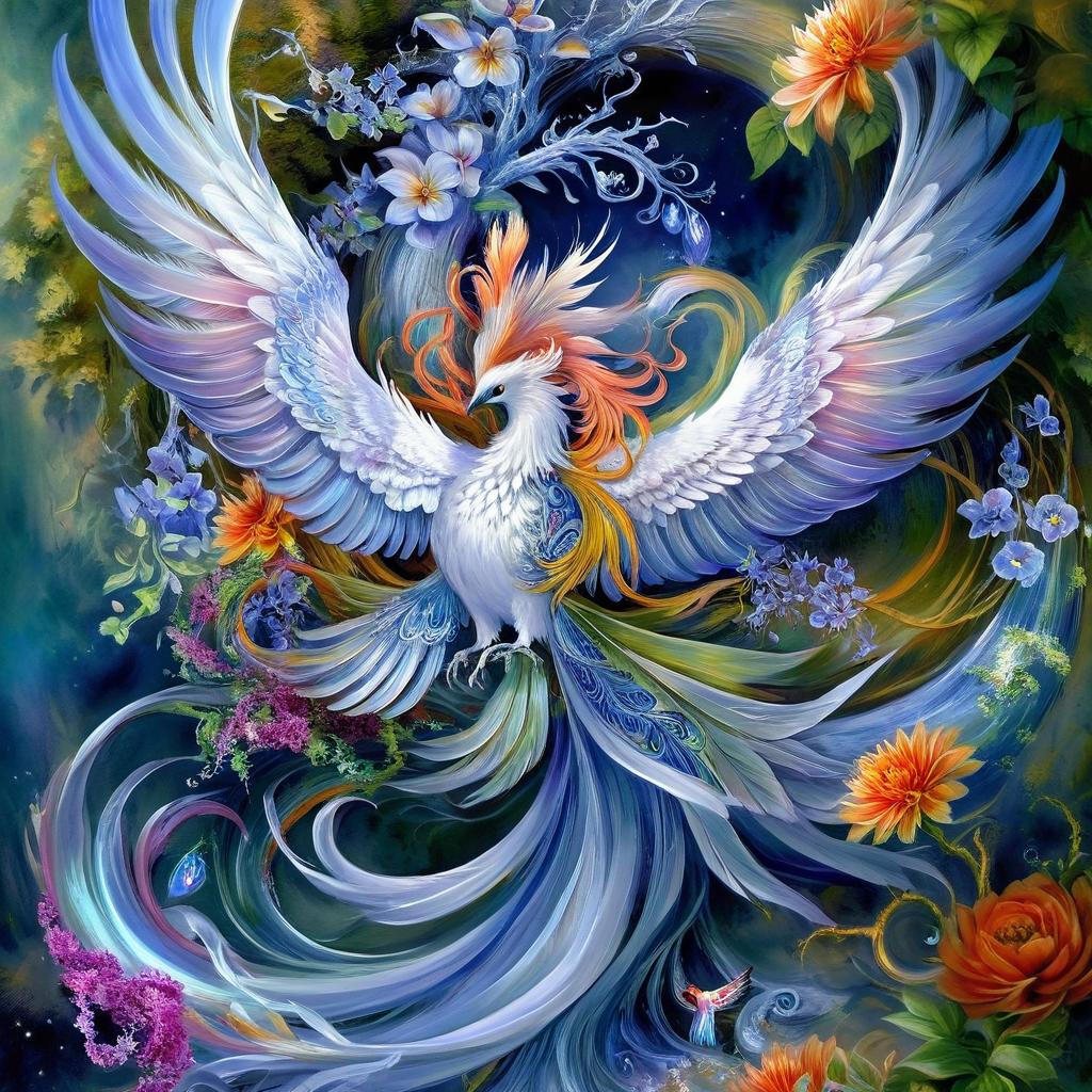 Serene Beauty: The Elegant White Bird