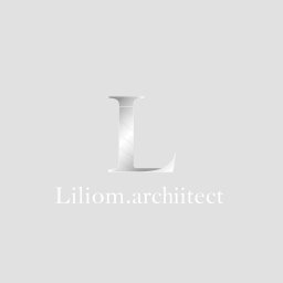 A classic and elegant logo design for an architecture firm titled 'Liliom