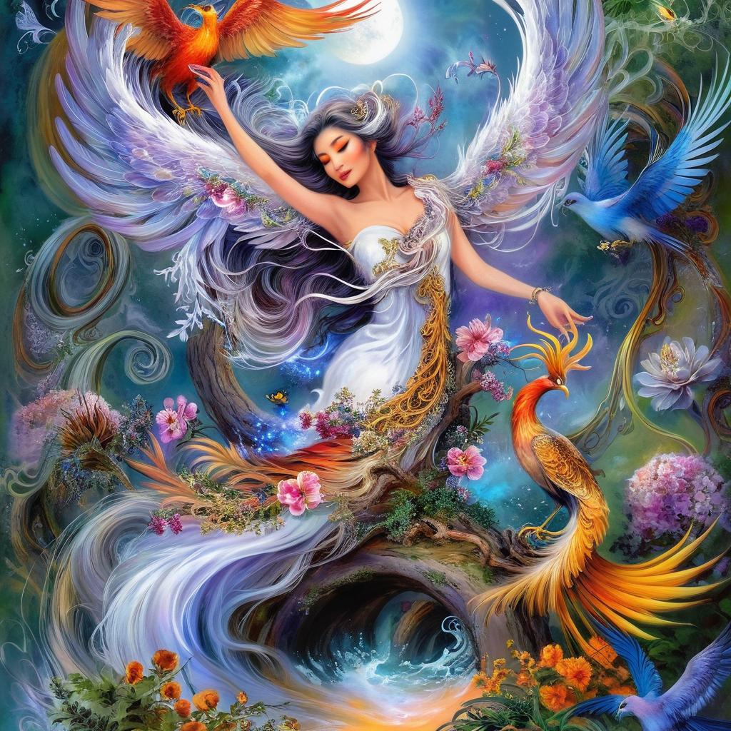 Enchanting Fairy Mermaid: Nature's Deity
