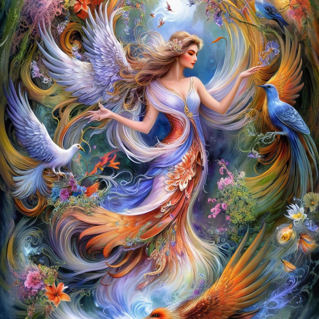 Divine Fantasy: The Enchanted Fairy & Mermaid