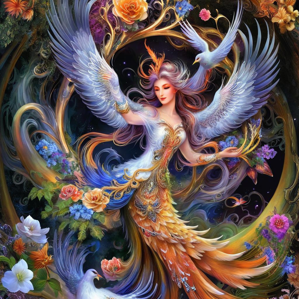 Ethereal Mermaid Fairy: Nature's Divine Beauty