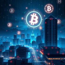 A conceptual background image for a mobile application related to cryptocurrency and hacking, themed around Cuba