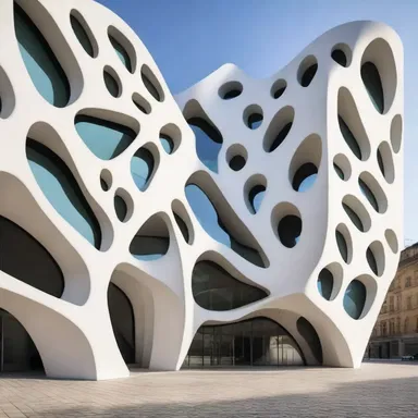 The architect designed a building with an amorphous shape, defying traditional geometrical patterns.