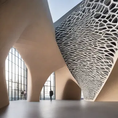 The architect designed a building with an amorphous shape, defying traditional geometrical patterns.