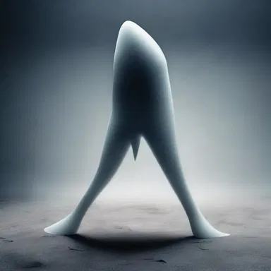 The mysterious creature took on an amorphous shape, shifting between different forms effortlessly.