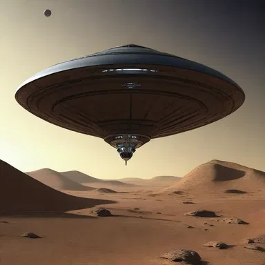 The alien spacecraft had an amorphous shape, unlike any other vessel known to humanity.