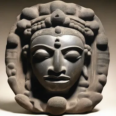 The deity was often depicted as an amorphous shape, symbolizing their omnipresence and formless nature.