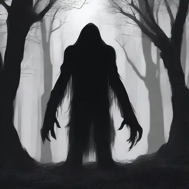 The creature lurking in the shadows possessed an amorphous shape, making it impossible to discern its true form.