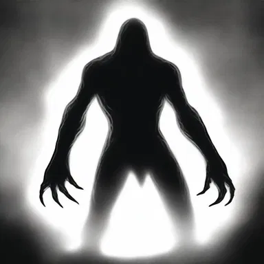 The creature lurking in the shadows possessed an amorphous shape, making it impossible to discern its true form.