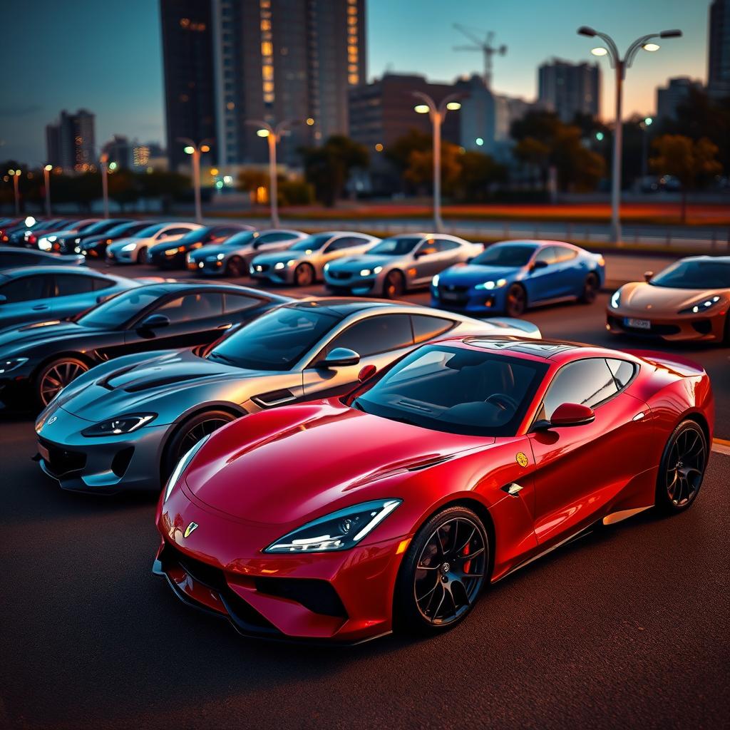 Urban Elegance: Modern Car Models Showcase