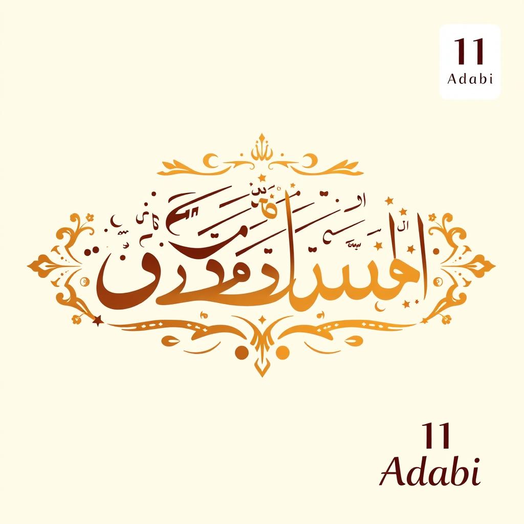 A decorative image featuring the phrase 'رمضان كريم' in elegant Arabic calligraphy, adorned with traditional Islamic patterns and motifs, set against a soft, warm background that evokes the spirit of Ramadan, with the crescent moon and stars subtly incorporated into the design
