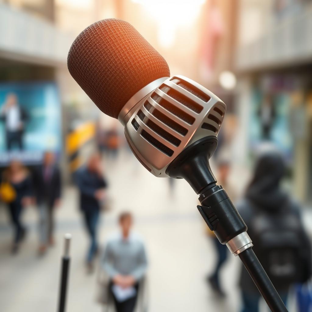 Capture Every Word: Professional Interview Microphone