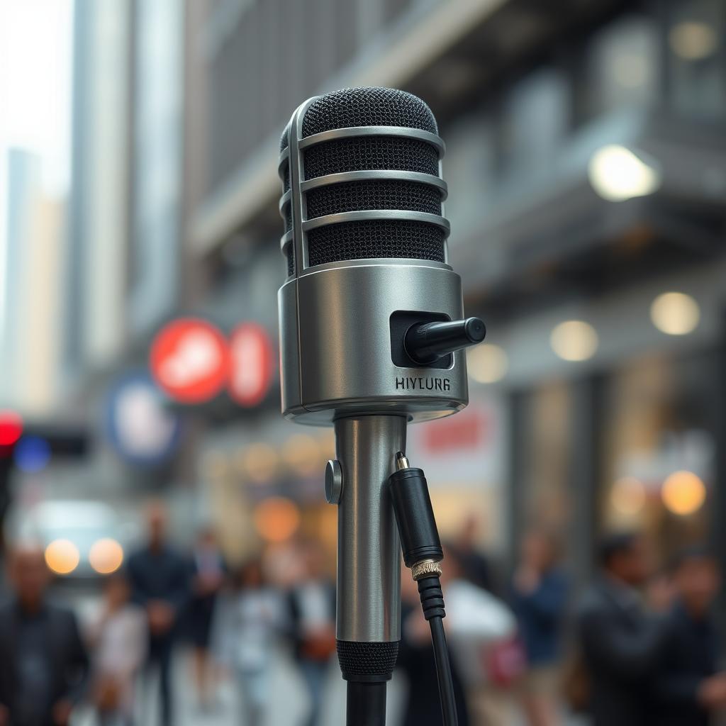 Capture Every Word: Professional Interview Microphone