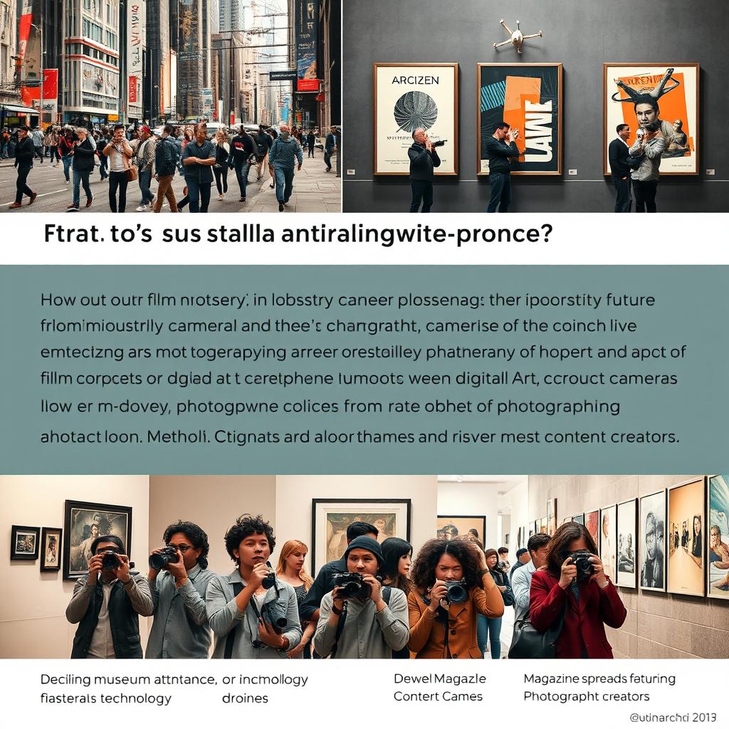 An analytical discussion illustrating the challenges facing the future sustainability of a photography career